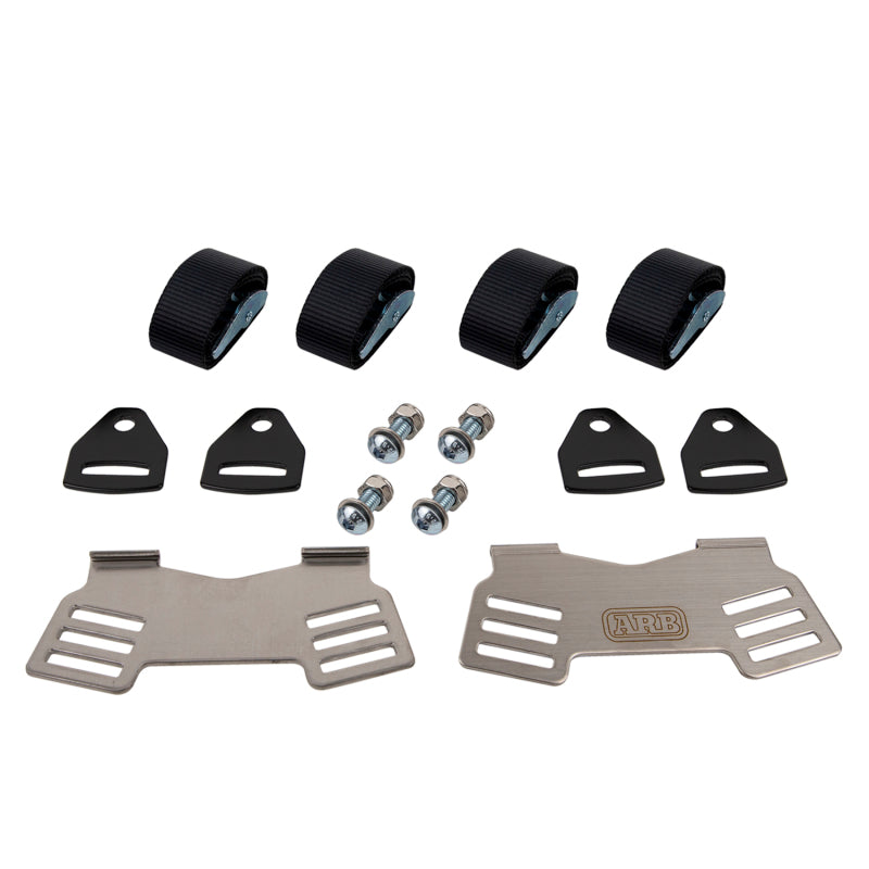 ARB Zero Fridge Freezer Tie Down Kit (For arb10802602) components