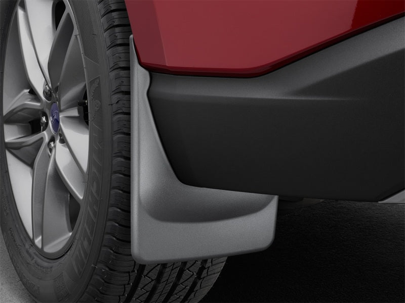 WeatherTech 17+ Ford F-350 Dually No Drill Mudflaps - Black Secondary image