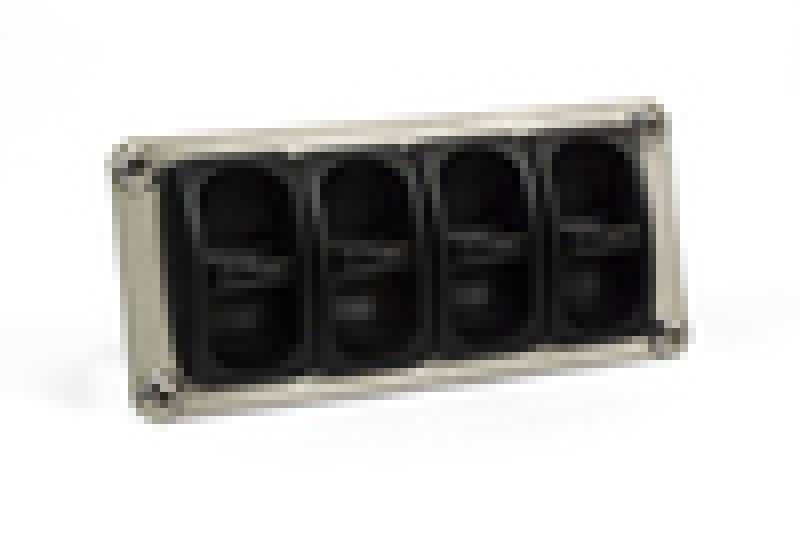 Air Lift 4-Way Manual Control System 100% Duty 1/4in Line 4 Gal. Tank switch plate for offroad performance upgrades