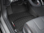 WeatherTech 2021+ Hyundai Elantra(Auto Trans) Front FloorLiner - Black in vehicle interior.