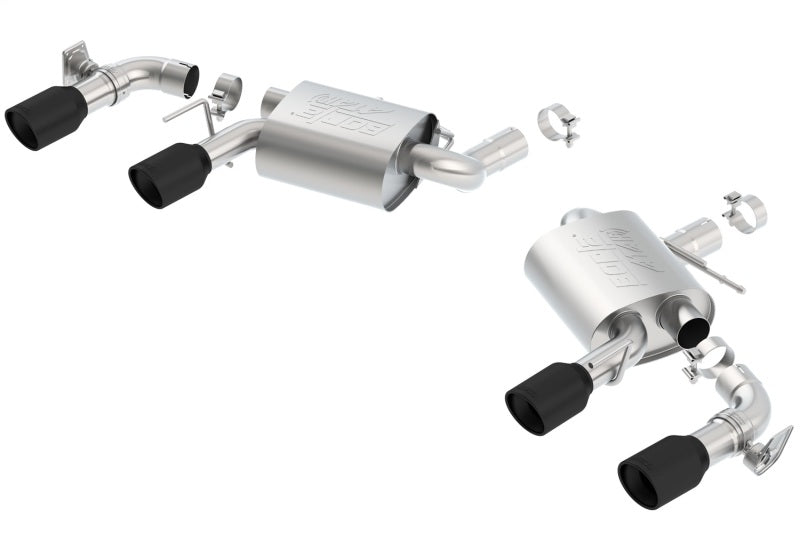 Borla 2016 Chevy Camaro V8 SS AT/MT ATAK Rear Section Exhaust w/ Dual Mode Valves Ceramic Black Secondary image