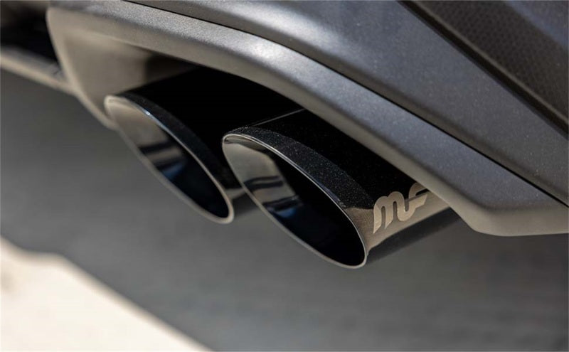 Magnaflow 2022 Subaru WRX Competition Series Axle-Back Exhaust System close-up view of dual exhaust tips
