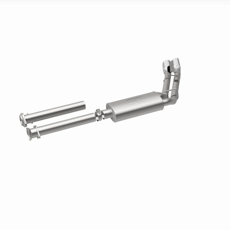 Magnaflow 15-21 Ford F-150 Street Series Cat-Back Performance Exhaust System- Polished Side Exit components for offroad performance upgrades.