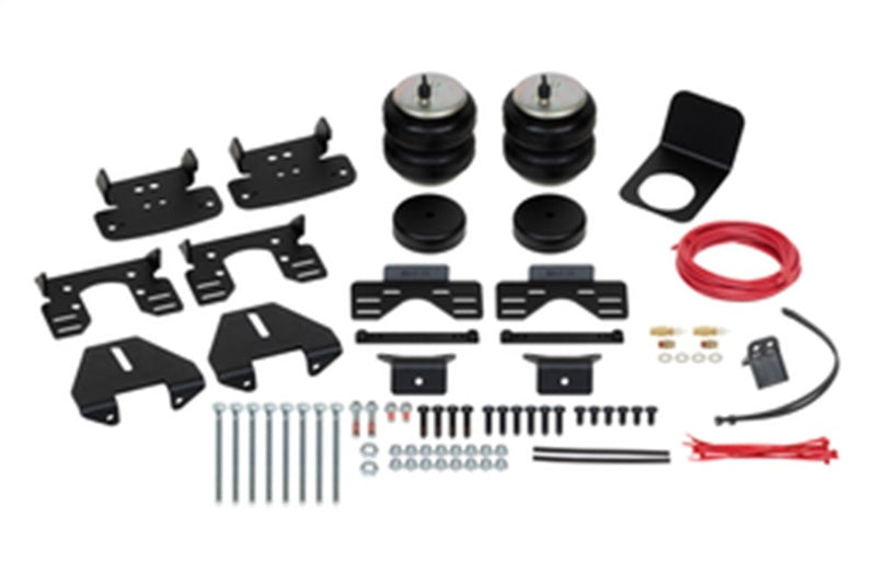 Firestone 2017+ Ford F250/F350/F450 4WD Ride-Rite Air Spring Kit (W217602625) with suspension components and hardware.