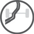 Icon representing offroad performance upgrades for trucks