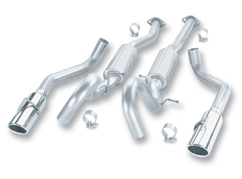 Borla 99-04 Ford Mustang 4.6L V8 Catback Exhaust parts layout