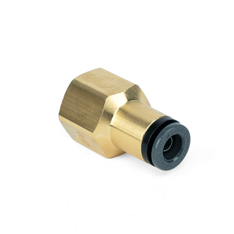 Air Lift Straight Female - 1/4in FNPT X 1/4in PTC for offroad performance upgrades