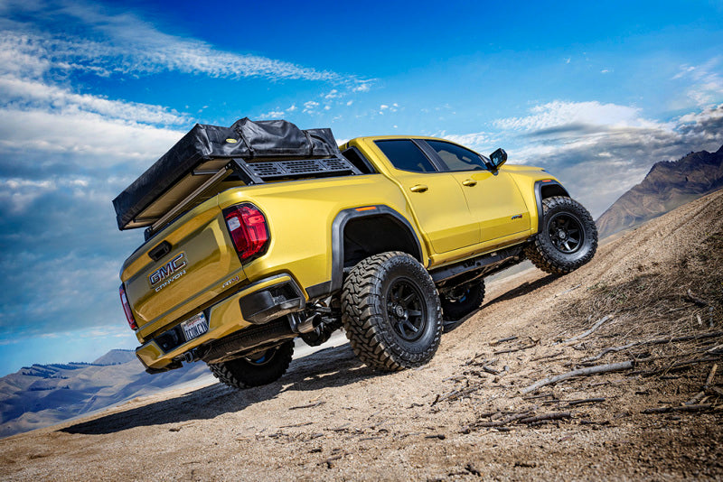 ICON 2023+ GM Canyon/Colorado 2.5 Series Shocks VS IR Coilover Kit in off-road action
