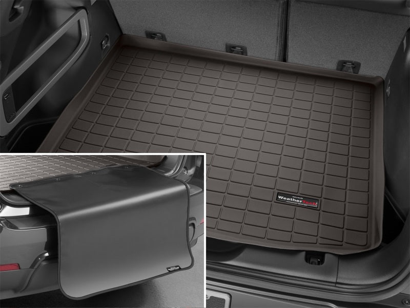 WeatherTech 2020+ Lincoln Corsair Cargo With Bumper Protector - Cocoa Secondary image