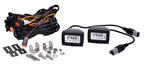 KC HiLiTES C-Series C2 LED 2in. Backup Area Flood Light 20w (Pair Pack System) - Black with accessories for offroad lighting