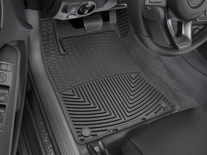 WeatherTech 14-15 Mercedes Benz CLA/GLA-Class Front Rubber Mats - Black Secondary image