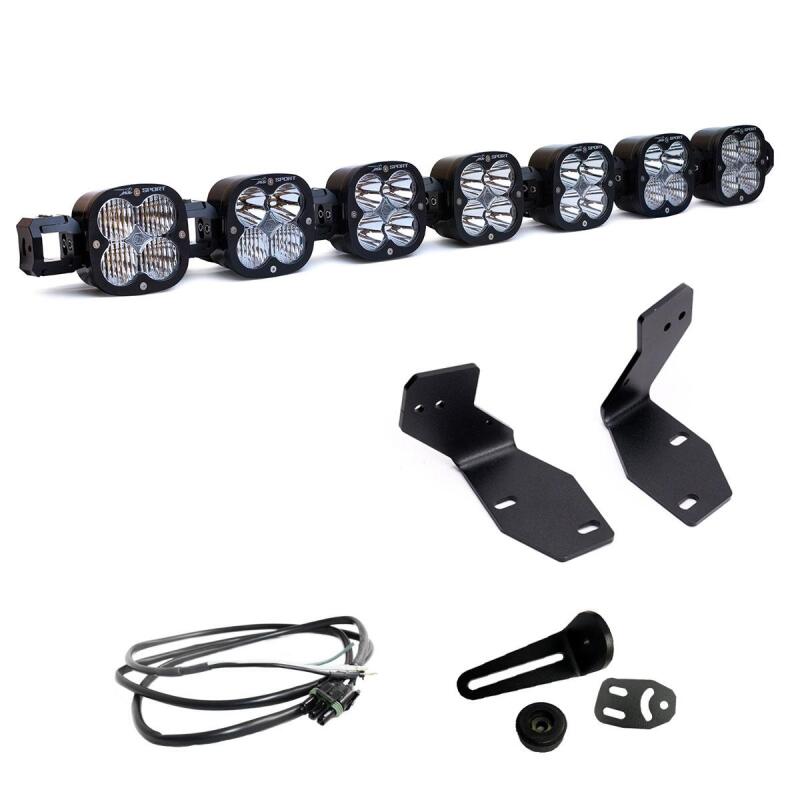 Baja Designs 2023+ Ford F250/F350 Super Duty 7XL Linkable Bumper Light Kit w/ Upfitter Wiring and mounting hardware