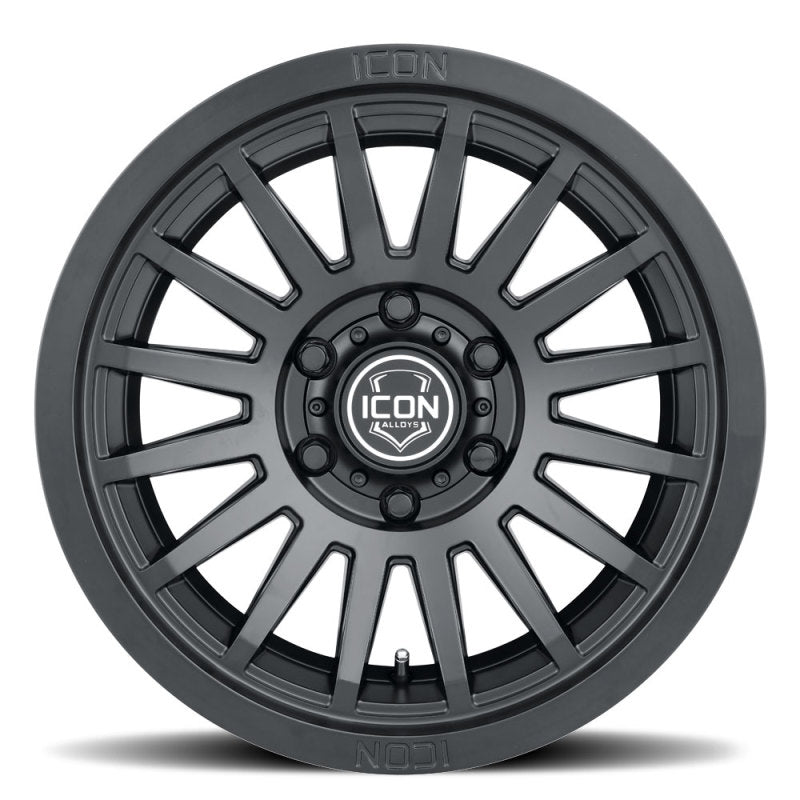 ICON Recon SLX 18x9 6x5.5 BP 40mm Offset 6.6in BS 95.1mm Hub Bore Satin Black Wheel for offroad performance upgrades