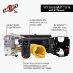 Air Lift Wireless Air Tank Kit w/ EZ Mount for offroad performance upgrades