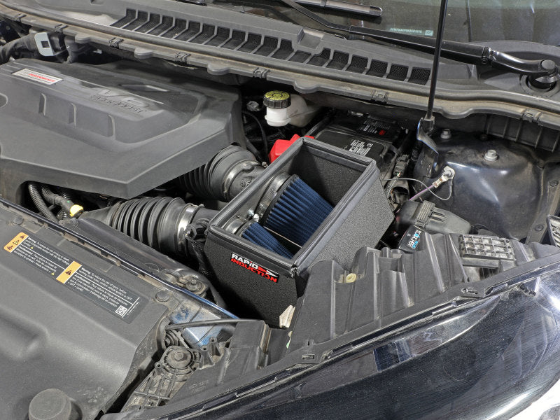 aFe Rapid Induction Cold Air Intake System w/Pro 5R Filter 19-20 Ford Edge V6 2.7L (tt) Secondary image