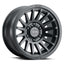 ICON Recon SLX 18x9 6x5.5 BP 25mm Offset 6in BS 95.1mm Hub Bore Satin Black Wheel for offroad parts and Jeep accessories.
