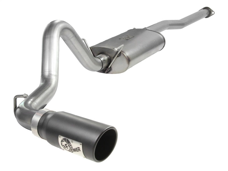 aFe MACHForce XP Exhausts Cat-Back SS-409 EXH CB Toyota Tacoma 05-13 V6-4.0L (Blk Tip) Secondary image