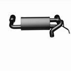 MagnaFlow 2021 Ford Bronco 2.3L I-4 Axle-Back Exhaust w/ Dual Split Rear Style Exit- Black Tips