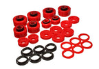 Energy Suspension 99-07 Ford F-250/F-350 SD 2/4WD Crew Cab Body Mount Set - Red for off road parts
