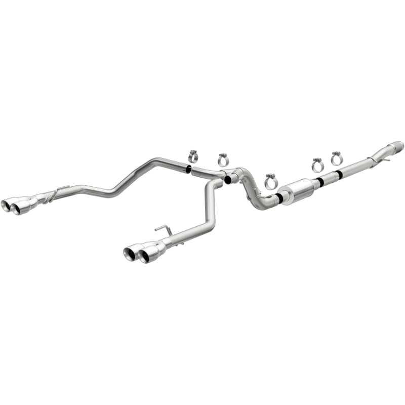 MagnaFlow 2019 Chevrolet Silverado 1500 Quad Exit Polished Stainless Cat-Back Exhaust Secondary image
