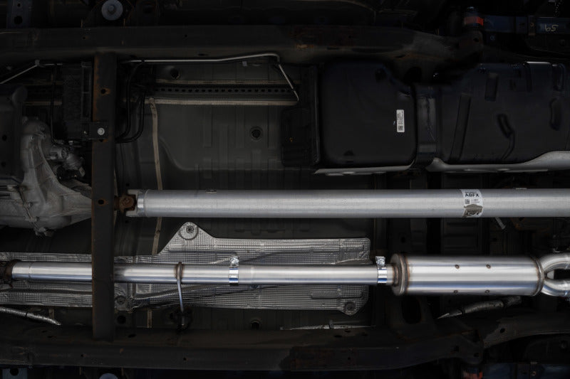 MBRP 19-21 Chevrolet Silverado 1500 5.3L 3in Cat Back w/ 2.5in OD Carbon Fiber Tips - T304 Secondary image