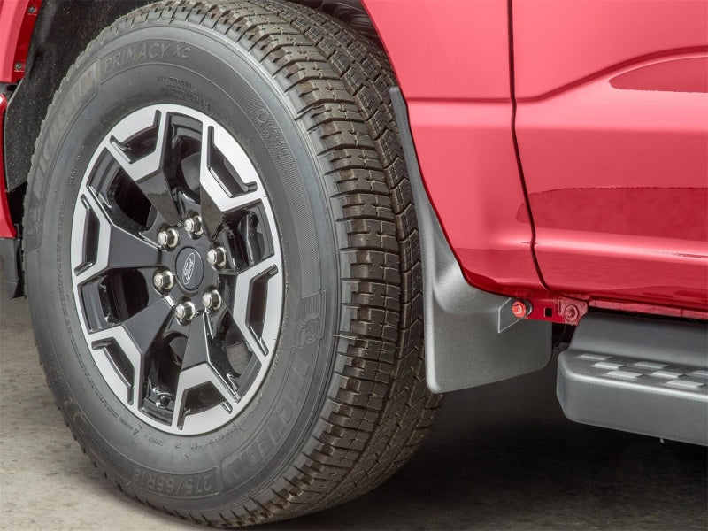 WeatherTech 22-23 Ford F-150 Lightning No Drill Front MudFlaps - Black Secondary image