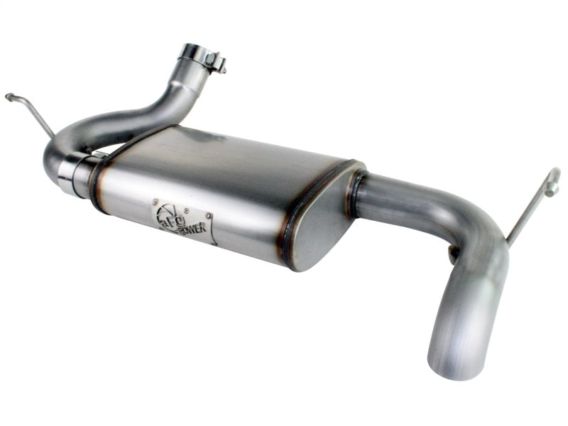 aFe MACHForce XP 07-17 Jeep Wrangler V6-3.6/3.8L 409 SS 2.5in Axle-Back Exhaust Secondary image