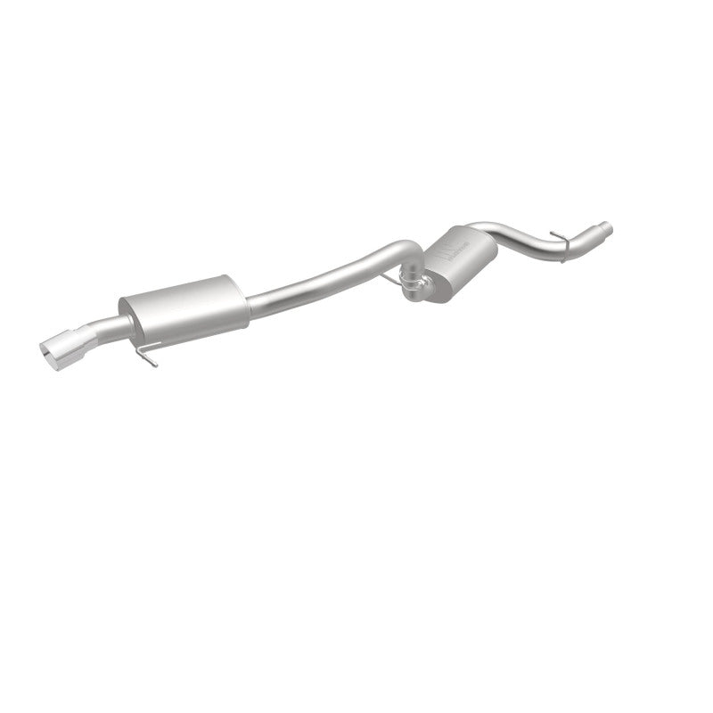 MagnaFlow Sys C/B 15-16 Volkswagen Passat 1.8L SS 3in Single Rear Ext 4in Tip exhaust system for performance upgrades.