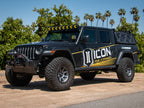 ICON 2020+ Jeep Gladiator JT 2.5in Stage 1 Suspension System on offroad truck with exterior accessories
