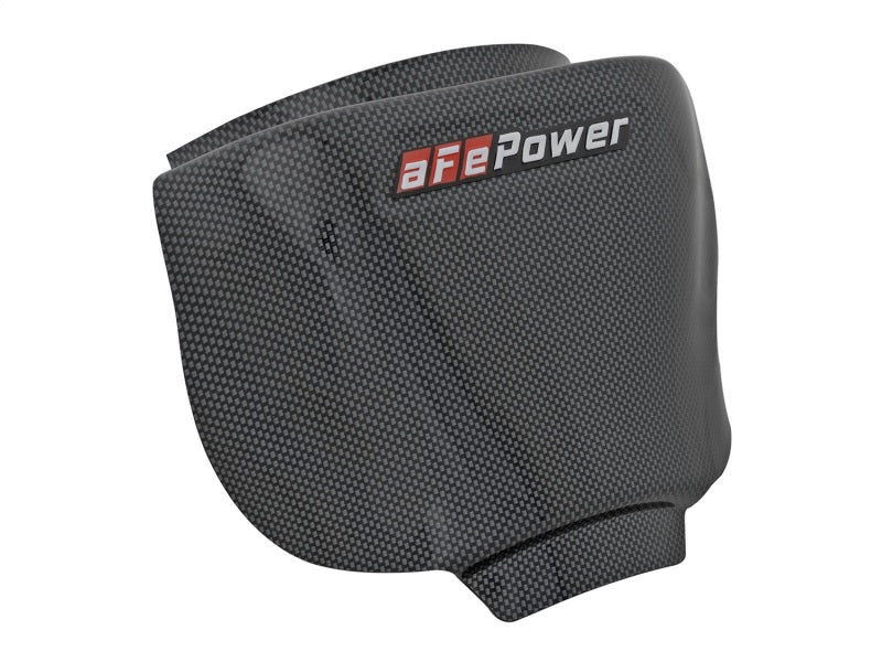 aFe MagnumFORCE Intake Rain Shield 15-16 Dodge Challenger SRT Hellcat 6.2L V8 (sc) - Carbon Finish Secondary image