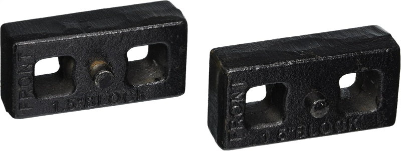 Fabtech 99-06 GM C1500 2WD 6 Lug Rear Leaf Spring Block Kit - 1.5in Secondary image