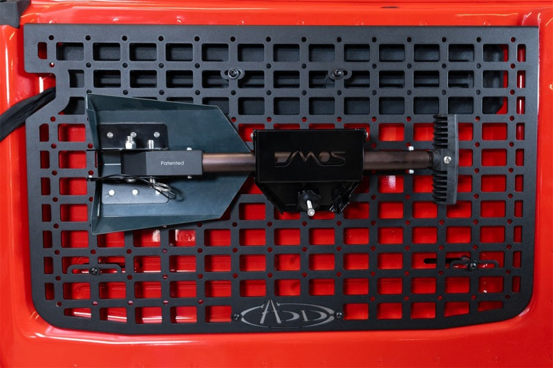 Addictive Desert Designs21-23 Ford Bronco Tailgate Molle Panel with tool mounted
