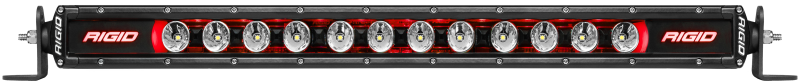 Rigid Industries 30in Radiance Plus SR-Series Single Row LED Light Bar with 8 Backlight Options for offroad lighting and electrical.