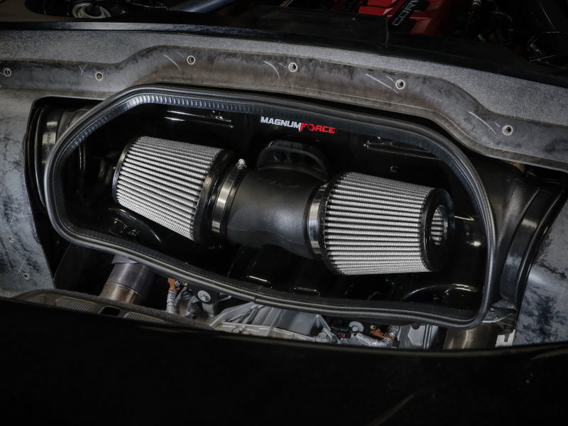 aFe 20-23 Chevy Corvette C8 Magnum FORCE Stage-2 Cold Air Intake w/ Pro DRY S Filters Secondary image