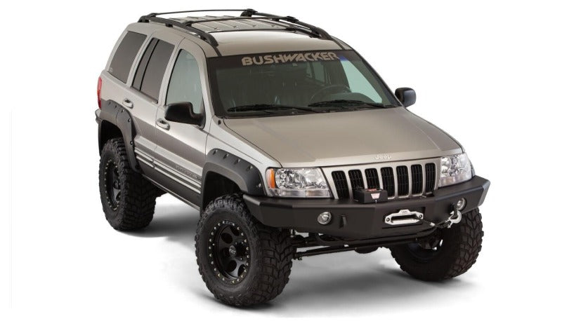 Bushwacker 99-04 Jeep Grand Cherokee Cutout Style Flares 4pc - Black Secondary image