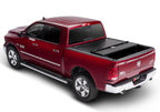 BAK 2022+ Toyota Tundra 5.5ft Bed BAKFlip F1 Bed Cover on red truck