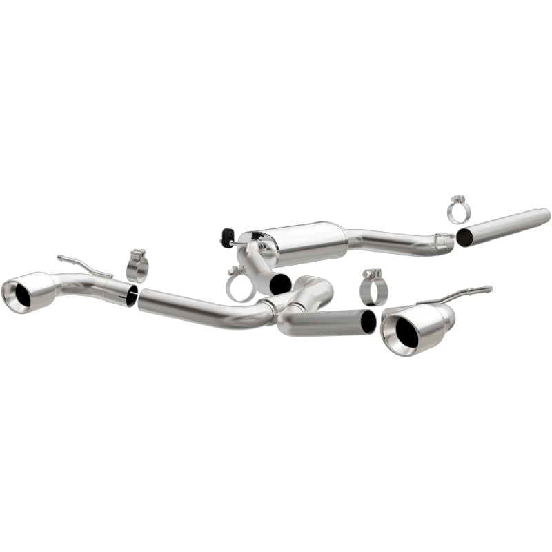 MagnaFlow SYS C/B Dual Split Rear Exit 4in Polished Tips 2015 VW GTI 2.0L Turbo Secondary image