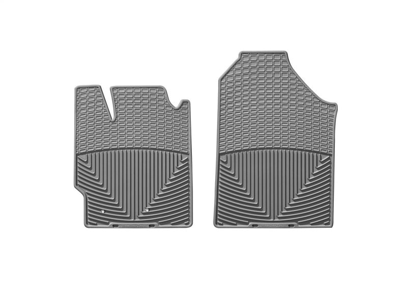 WeatherTech 07-11 Toyota Yaris Front Rubber Mats - Grey Secondary image