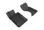 3D MAXpider 2016-2019 Mazda/Fiat Mx-5 Miata/124 Spider Kagu 1st Row Floormat - Black image showing custom fit design