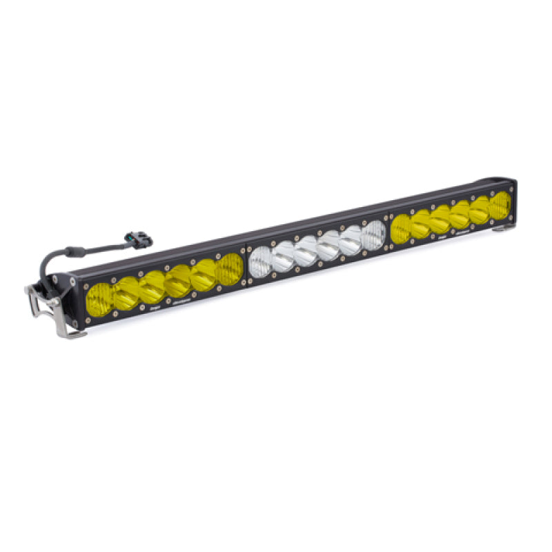 Baja Designs Dual Control OnX6 Series 30in LED Light Bar - Amber/White for offroad lighting and electrical.