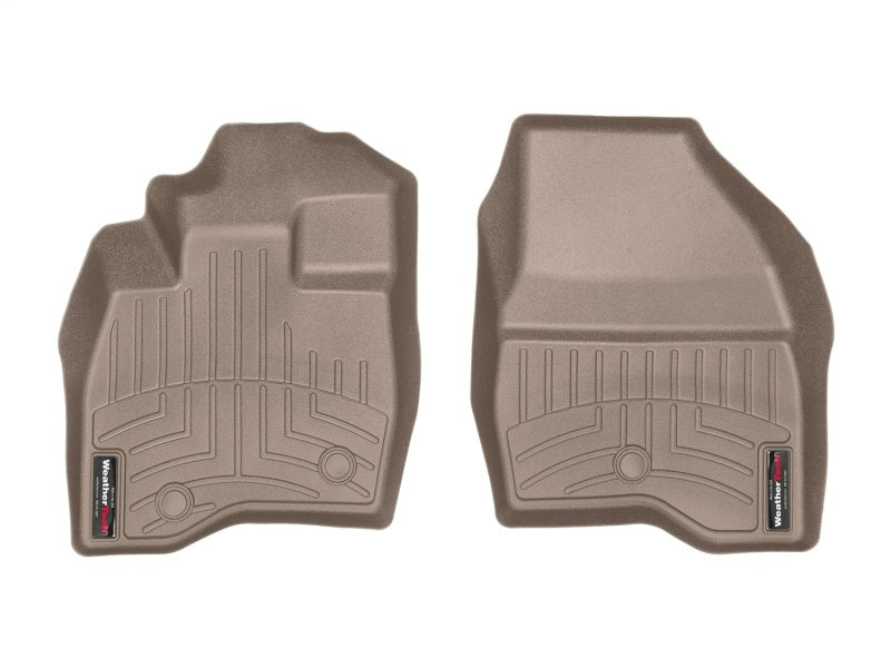 WeatherTech 2017+ Ford Explorer Front FloorLiner - Tan Secondary image