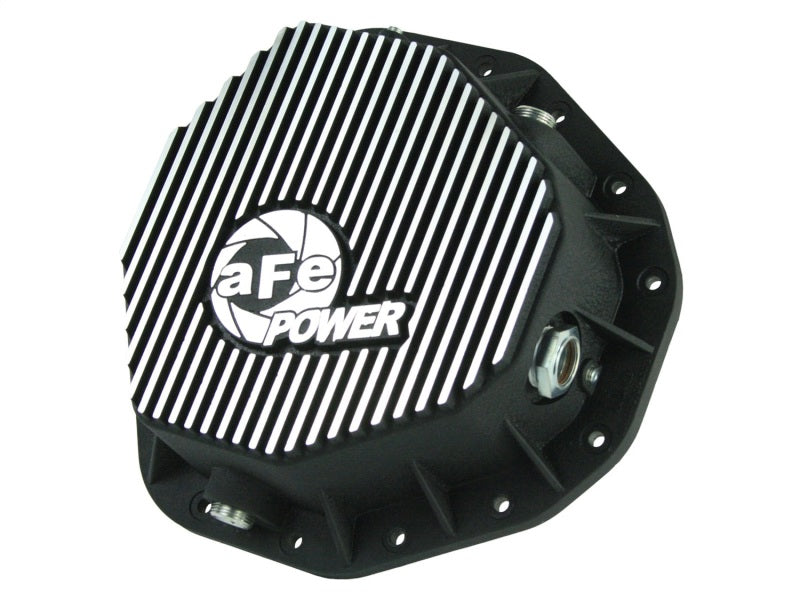 aFe Power Cover Rear Differential COV Diff R Dodge Diesel Trucks 03-05 L6-5.9L Machined Secondary image