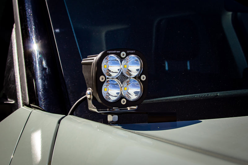 Baja Designs 21+ Ford Bronco Sport Squadron Pro Spot LED Light Pods - Clear Secondary image