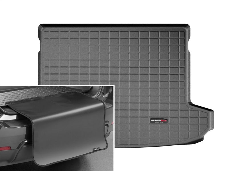 WeatherTech 2016+ Hyundai Tucson (No Hydrogen Models) Cargo Liner w/Bumper Protector - Black Secondary image