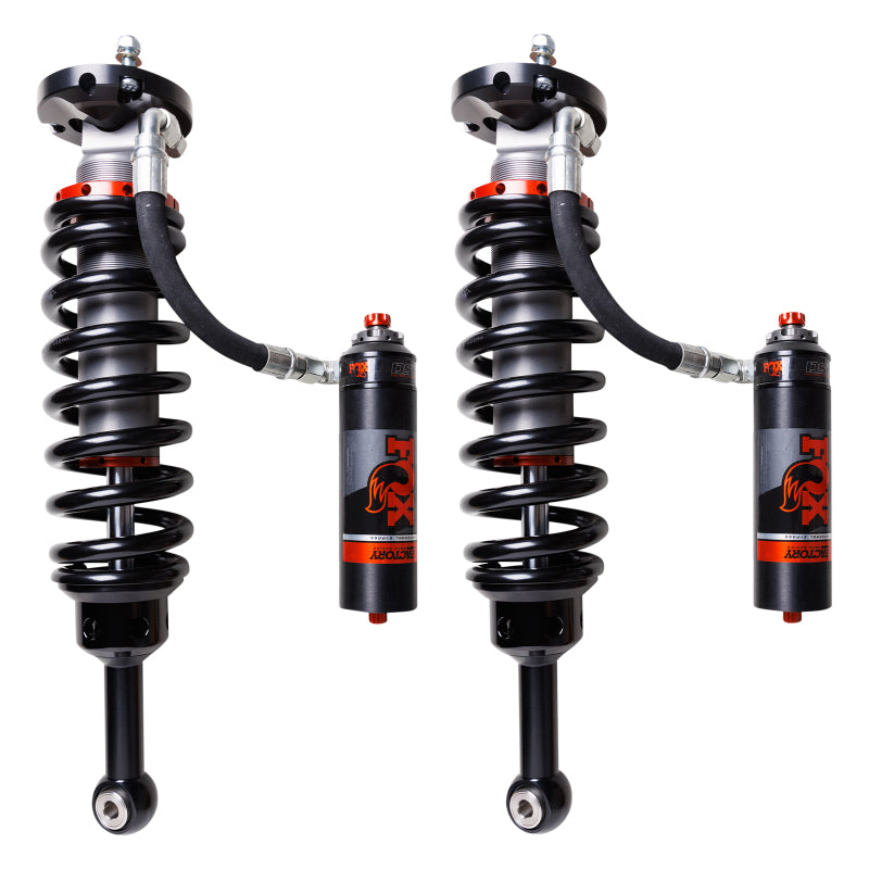 Fox 05-23 Toyota Tacoma 2.5 Factory Race Series Internal Bypass Front Shock Kit 2-3in Lift for offroad performance upgrades