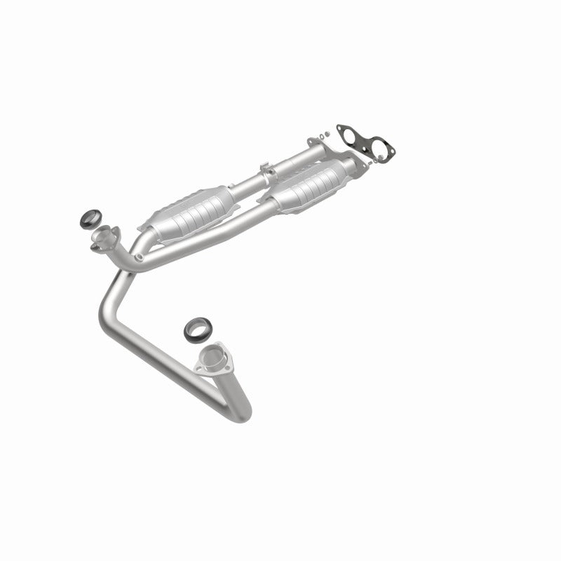 MagnaFlow Conv DF GM Truck/Suv Dual Outlet 96 catalytic converter with mandrel-bent tubing