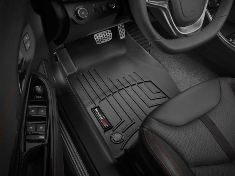 WeatherTech 14-15 Chevy SS Front FloorLiners - Black in car