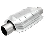 MagnaFlow Conv Univ 3 FED, stainless steel catalytic converter for offroad performance upgrades.