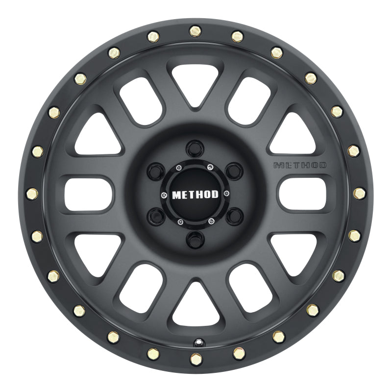 Method MR309 Grid 17x8.5 0mm Offset 6x5.5 108mm CB Titanium/Black Street Loc Wheel Secondary image