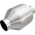 MagnaFlow Conv Univ 2.25in Inlet/Outlet Center/Center Round 3in Body L x 5in W x 8.75in Overall L - OEM Grade Catalytic Converter